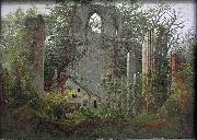 Caspar David Friedrich Ruins of Eldena Monastery near Greifswald oil painting picture wholesale